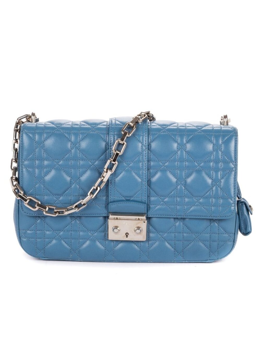 Dior Miss Dior Blue Canada Lambskin Leather Shoulder Bag